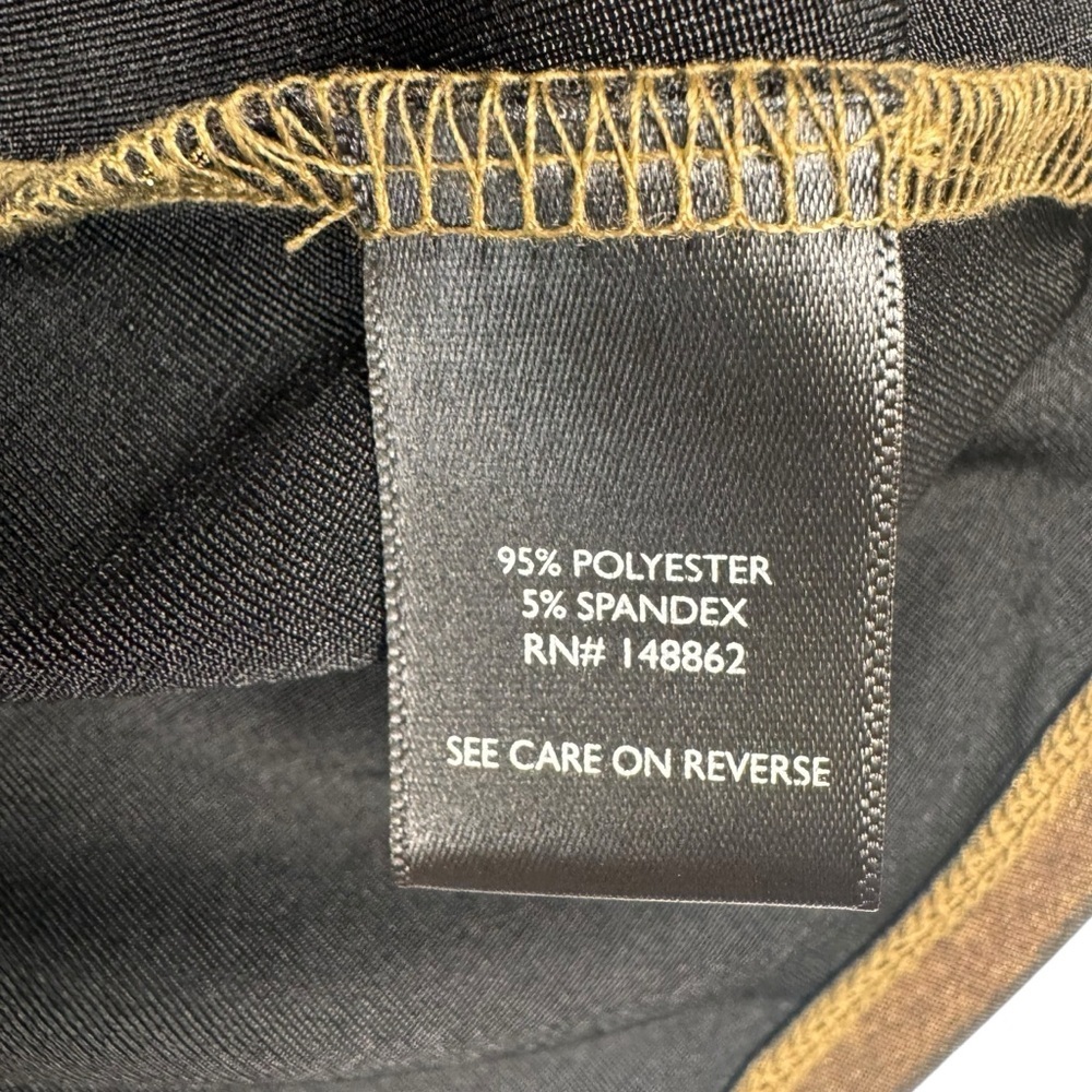 Torrid Liquid Shine Surplice Peplum Top Gold Size 1 - Picture 5 of 7